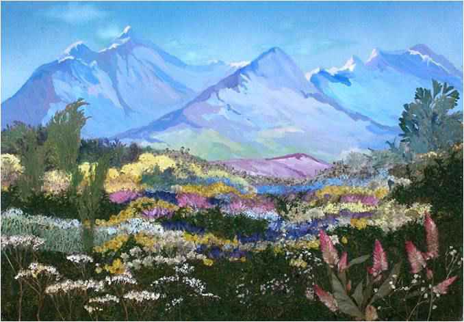 Творческая мама: Как рисовать при помощи растений