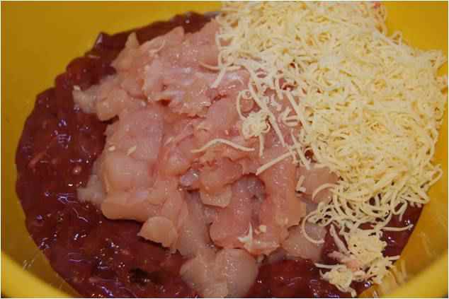 Куриный рулет и творожник с тыквенным пюре