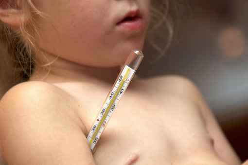 У ребенка температура