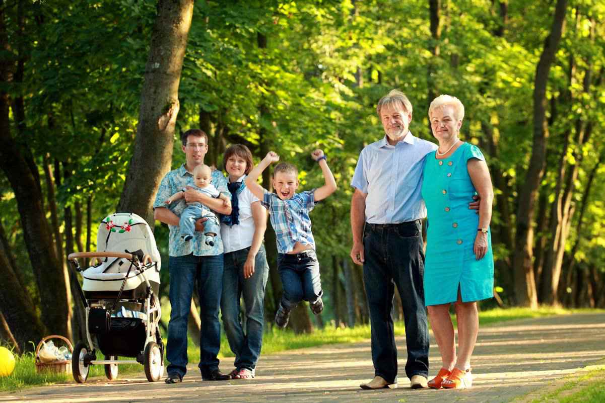 Один день из жизни счастливой семьи...