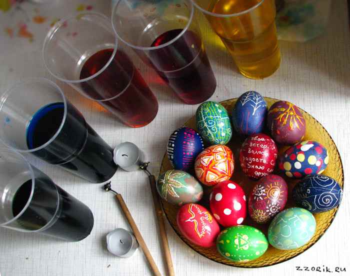 Декоративная роспись яиц