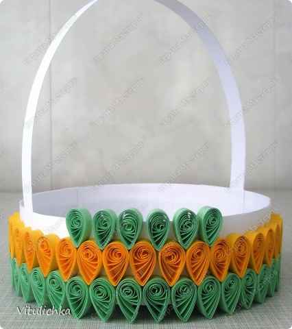 Пасхальные корзинки в технике 