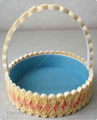 Пасхальные корзинки в технике 