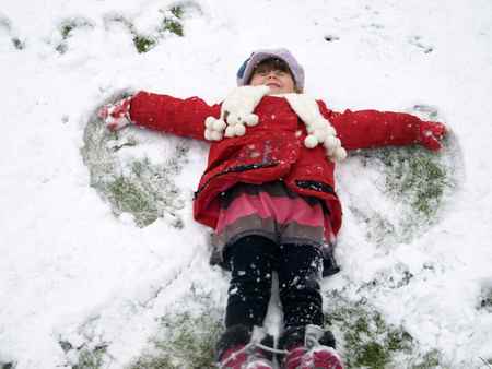 ангел на снегу