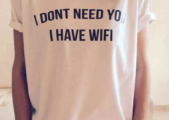 Мне не нужен ты, у меня есть вай-фай