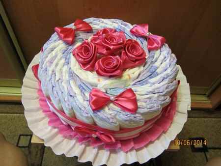 Мастер-класс: Торт из подгузников