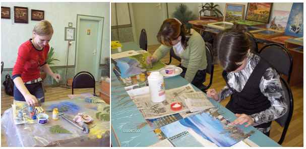 Творческая мама: Как рисовать при помощи растений