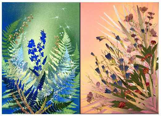 Творческая мама: Как рисовать при помощи растений