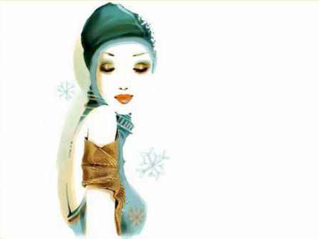 Девочка с зелеными волосами