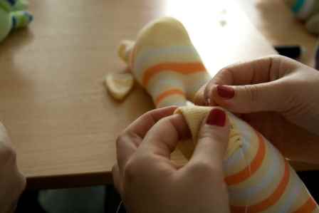 Игрушка из носка