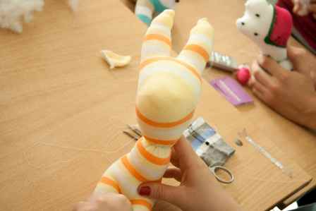 Игрушка из носка