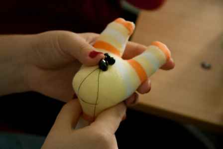 Игрушка из носка