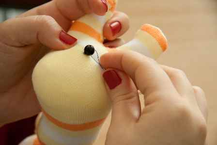 Игрушка из носка