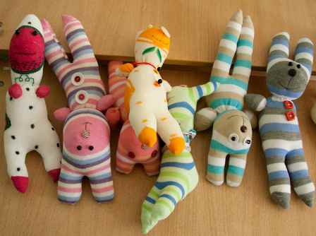 Игрушка из носка