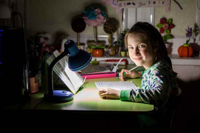 Папа и дети: про математику, чтение и немного о настольных лампах