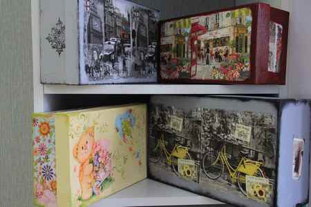 Декупаж коробки