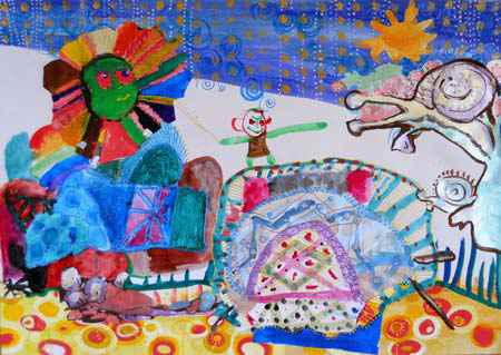 Как правильно рисовать с ребенком?