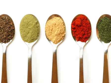 Специи в ложечках