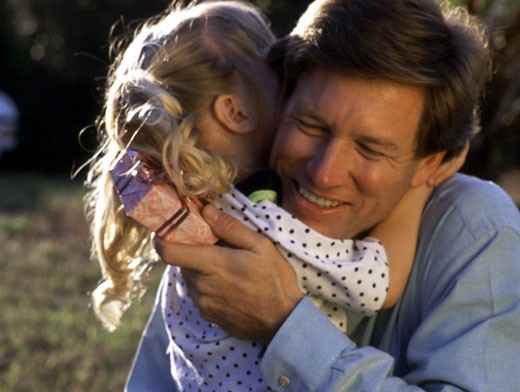 Папа и дочка