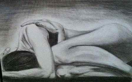 Картина углем